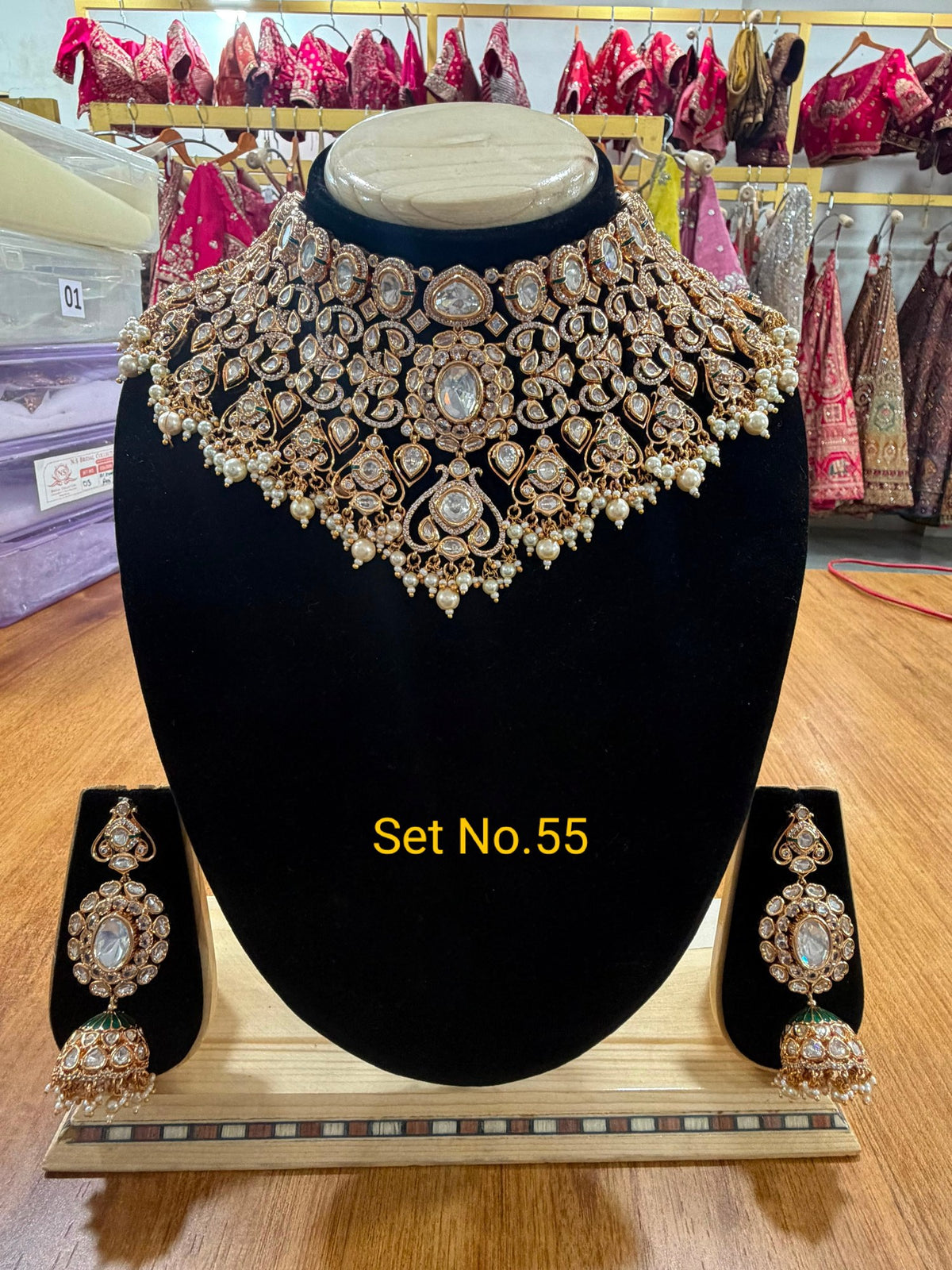 Royal Kundan Bridal Jewellery Set – Set No. 55 – NS Bridal & Groom Collection