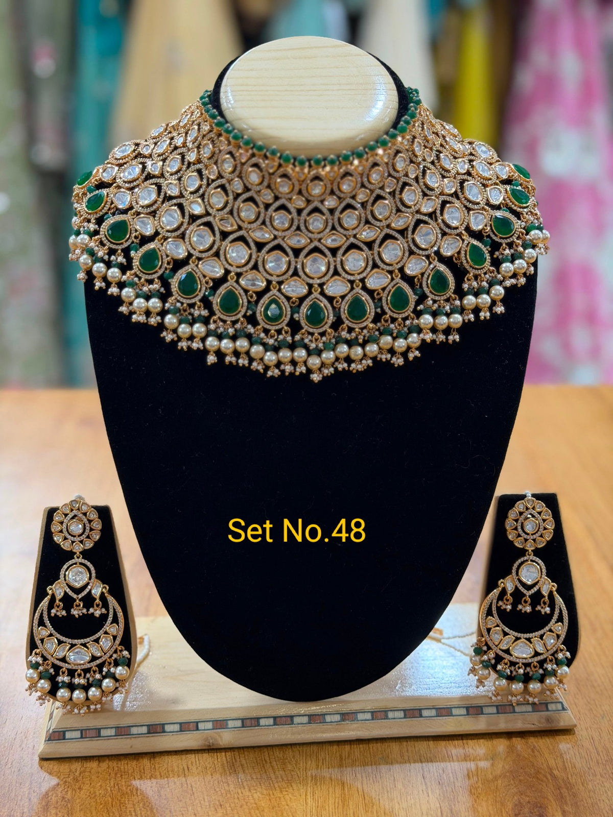 Royal Kundan Bridal Jewellery Set – Set No. 48 – NS Bridal & Groom Collection
