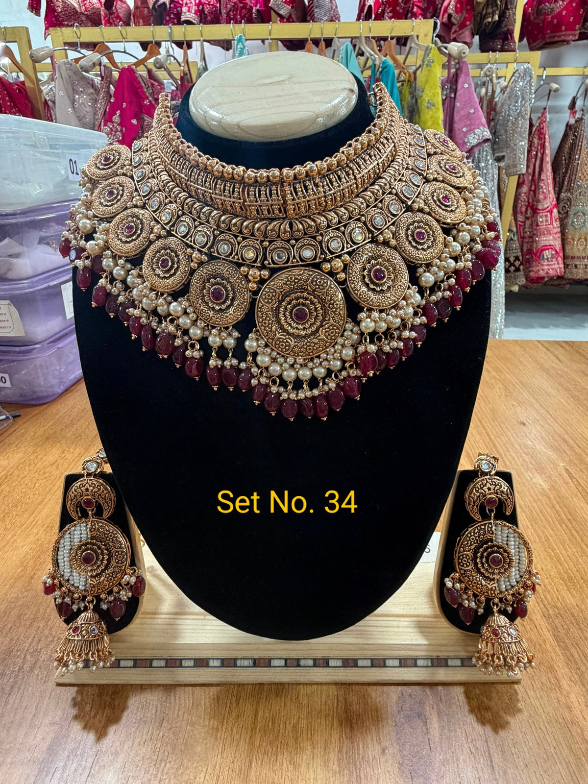 Royal Kundan Bridal Jewellery Set – Set No. 34 – NS Bridal & Groom Collection