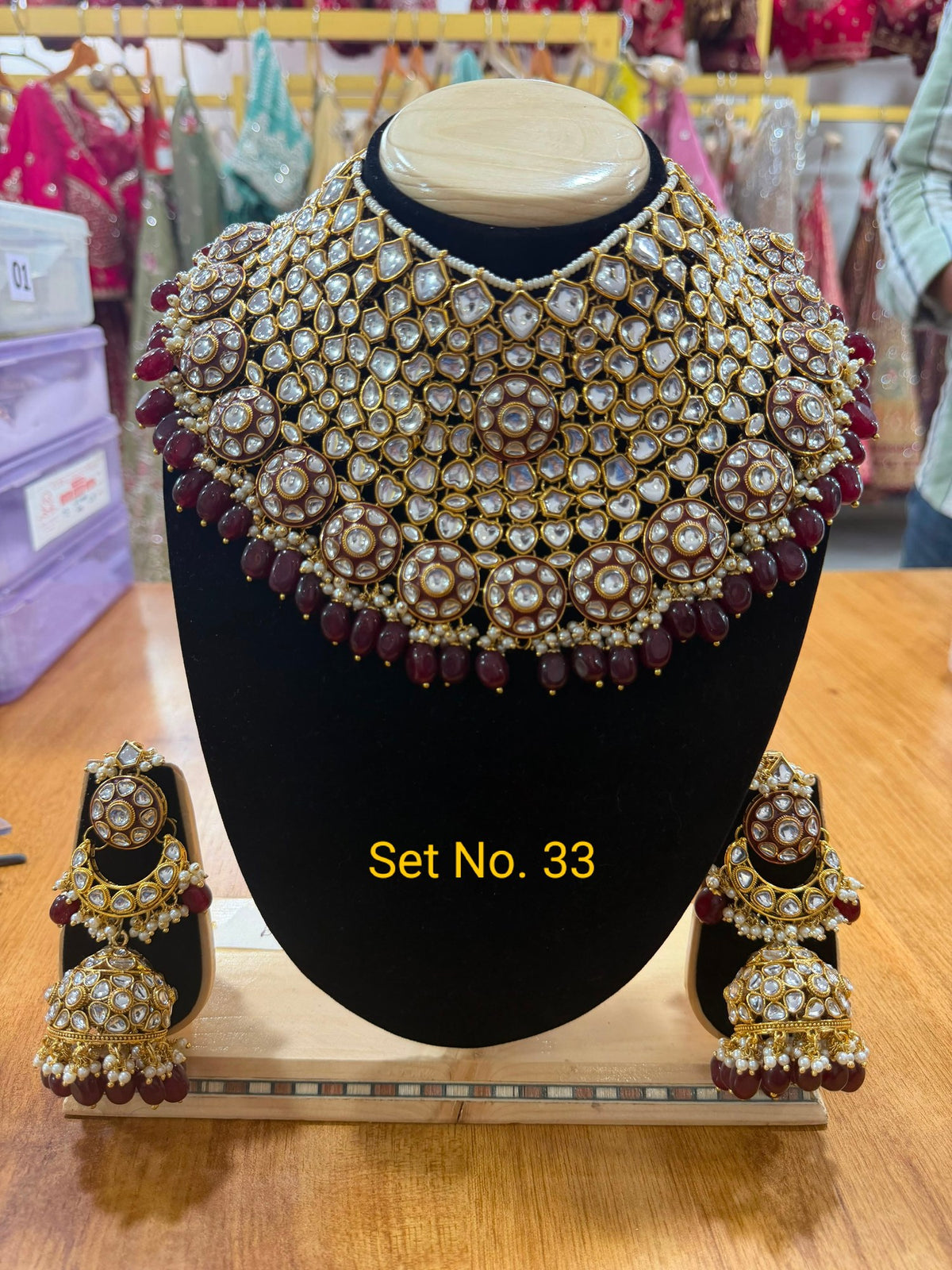 Royal Kundan Bridal Jewellery Set – Set No. 33 – NS Bridal & Groom Collection